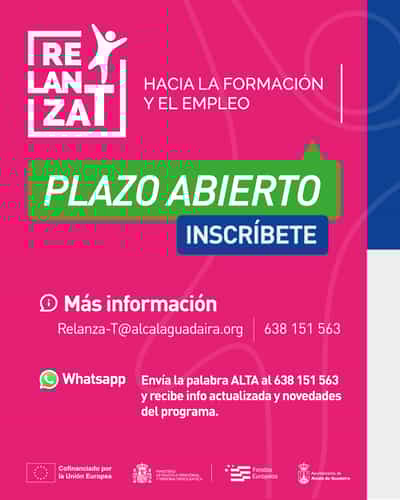 Abierto un nuevo plazo de inscripción en la primera convocatoria del proyecto RELANZA-T