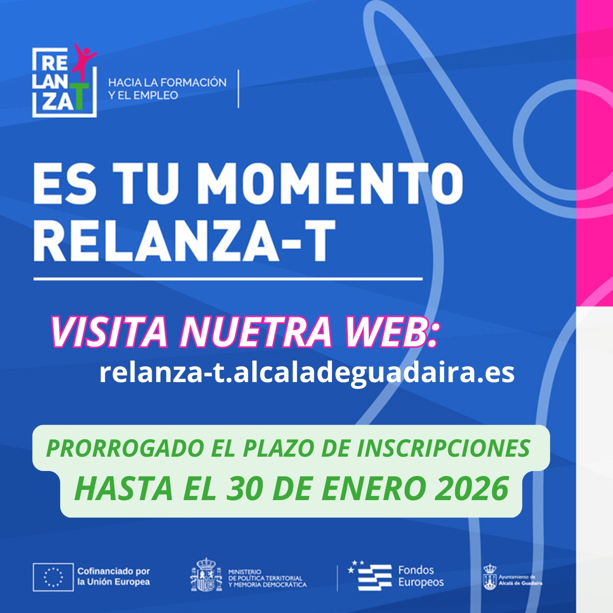 Prórroga del plazo de inscripciones