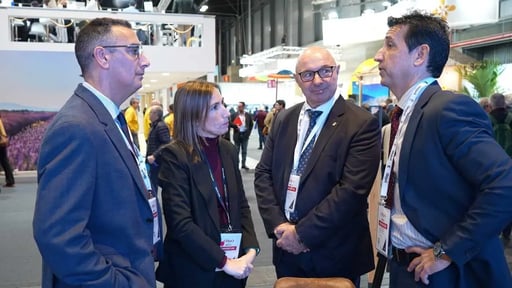 Stand renovado, estrategia reforzada y el deporte como clave: Así ha sido la primera jornada de Ceuta en FITUR