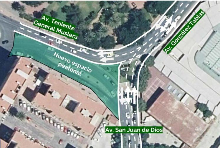 Proponen un carril reversible por Puertas del Campo para conectar el Tarajal y el Puerto.